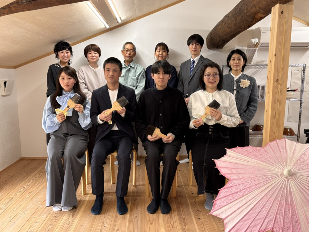 和傘の未来をつなぐ第一歩　和傘塾入塾式を開催
